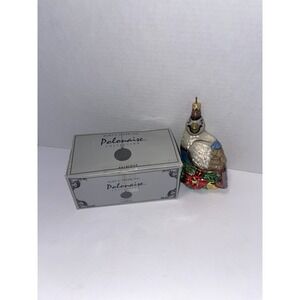 Kurt Adler Polonaise Hand Blown Partridge in a Pear Tree Christmas Ornament